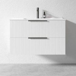 3D-2W 900x450x550mm White Wall Hung Plywood Vanity with Ceramic Basin 3D-2W 900x450x550mm White Wall Hung Plywood Vanity with Ceramic Basin